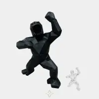Original BLACK STONE GORILLA SCULPTURE - 165CM | Birmingham 🇬🇧