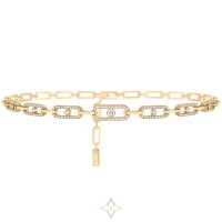 Messika Choker Move Uno Multi Necklace in White Gold and Diamonds | Lille 🇫🇷