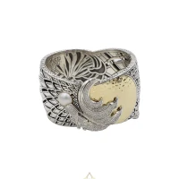 John Hardy Legends Naga Hammered 18K Gold and Silver Diamond | Makati 🇵🇭