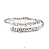 Damiani Mimosa Flexi 2 Row Bracelet in White Gold | Makati 🇵🇭