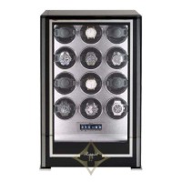 RAPPORT LONDON PARAMOUNT TWELVE WATCH WINDER EBONY TOUCH SCREEN | MI 🇺🇸