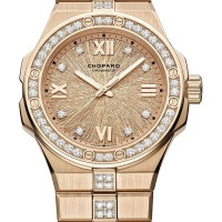 Chopard Alpine Eagle 33 Watch - 33 mm Rose Gold Diamond Case | Miami 🇺🇸