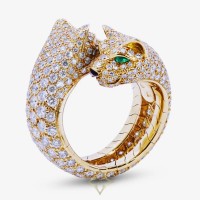 Cartier 'Panthère de Cartier' 'Lakarda' Diamond Ring in 18K Gold | CA 🇺🇸