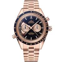 Omega Speedmaster Two Counters MoonPhase 18K Sedna™ Gold & Ceramic | Miami 🇺🇸
