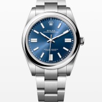 ROLEX Oyster Perpetual 41 Blue Dial Oyster bracelet M124300-000| Chicago 🇺🇸