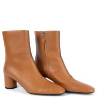 Hermès Dedale Block Heel Ankle Boots Beige Dore 37.5  | Zurich🇨🇭