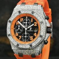 Audemars Piguet Watch 42MM OFFSHORE - VOLCANO ICED with 15.00 Carats for Sale | Quebec 🇨🇦