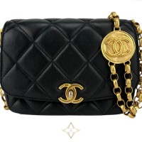 CHANEL BLACK LAMBSKIN MINI CC COIN FLAP | FL 🇺🇸