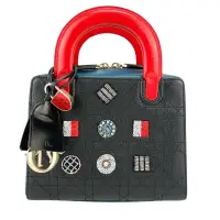 CHRISTIAN DIOR BEADED CANNAGE MULTICOLOR LILY TOTE | FL 🇺🇸