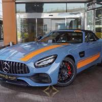 2021 Mercedes-Benz AMG GT C Roadster China Blue for Sale | Dubai 🇦🇪