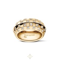Le Damier De Louis Vuitton Ring, Yellow Gold & Diamonds | London 🇬🇧