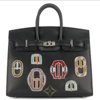 Hermès Birkin 20 Bouclerie Moderne Noir / Black Chevre Palladium Hardware | London 🇬🇧
