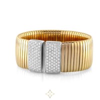 18kt Rose Gold Diamond Cuff for Sale | ON 🇨🇦