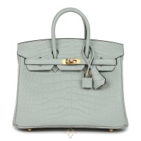Hermes Birkin 25cm Gris Neve Matte Alligator GHW | London 🇬🇧