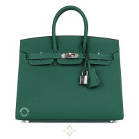 Hermes Birkin 25cm Vert Moyen Sellier Epsom EHW | London 🇬🇧