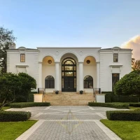 Modern Palladian Masterpiece in Tahiti Private Beach for Sale | FL 🇺🇸