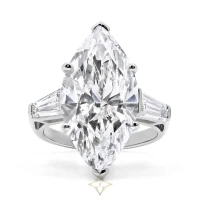 Van Cleef & Arpels Marquise Diamond Ring, 10.18 Carats D/IF, in Platinum | CA 🇺🇸