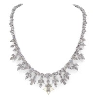 Mid-Century Diamond Garland Necklace in Platinum, Jacques Timey for Harry Winston | CA 🇺🇸