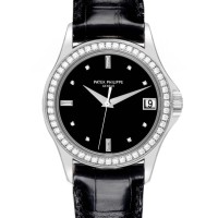 Patek Philippe Calatrava White Gold Diamond for Sale | GA 🇺🇸