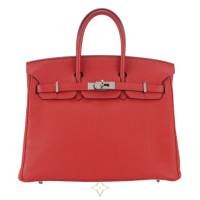 HERMES BIRKIN 25 STAMP P (YEAR 2021) ROUGE VERMILLION TOGO for Sale | KL 🇲🇾