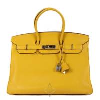 Hermès Birkin 35 Soleil Clemence PHW for Sale | Antwerpen 🇧🇪
