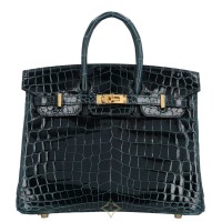 HERMÈS BIRKIN 25 Crocodile Niloticus in Vert Cypre for Sale | Stuttgart 🇩🇪
