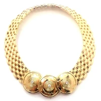 Cartier Maillon Panthere Seven-Row 18k Yellow Gold Diamond Necklace | PA 🇺🇸