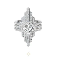 Deco Centennial Twenties Tassel Diamond Convertible Ring | Singapore 🇸🇬
