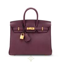 HERMÈS Birkin 25 Togo Cassis GHW U  | Jakarta 🇮🇩