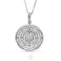 PENDENTIF ASTROLABE 18K WG/YG and Diamonds | Paris 🇫🇷