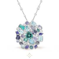 À LA FOLIELAGOON PENDANT  18K white gold | Paris 🇫🇷