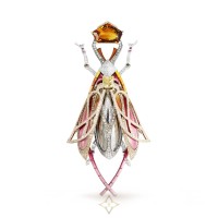 AUTUMN SCARAB BROOCH  18K rose gold | Paris 🇫🇷