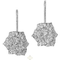 PIAGET - ROSE diamond earrings white gold | Paris 🇫🇷