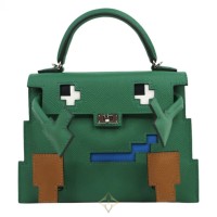 Hermes Kelly Dole Picto Vert Vertigo for Sale | Bangkok 🇹🇭
