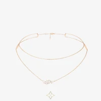 Serti sur Vide necklace set with 4 diamonds | Paris 🇫🇷