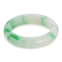 SAMUEL KUNG GREEN JADE BANGLE | Central 🇭🇰
