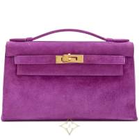 Hermès Violet Veau Doblis Kelly Pochette Gold Hardware, 2005 | Bangkok 🇹🇭
