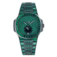PATEK PHILIPPE NAUTILUS 5726/1A 40MM GREEN GEMSTONE DIAL WITH GREEN GEMSTONE BRACELET | NY 🇺🇸
