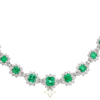 Krementz & Co. Colombian Emerald And Diamond Necklace | LA 🇺🇸
