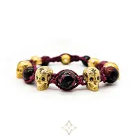 BRACELET UNISEX RHODONITE CALAVERA JEWELLERY  | Grünwald 🇩🇪
