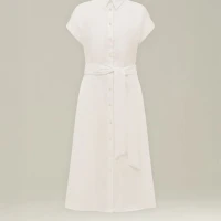 KITON Fine Egyptian Cotton Sleeveless Shirt Day Dress | Chengdu 🇨🇳