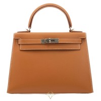 HERMÈS KELLY SELLIER 28 IN GOLD COLOR EPSOM LEATHER | Dubai 🇦🇪