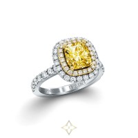Glory Ring 18K White Gold & Yellow Diamond 2.18 Carat | Busan 🇰🇷