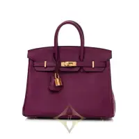 HERMES BIRKIN 25 ANEMONE SWIFT GOLD HARDWARE | Tokyo 🇯🇵