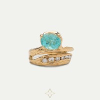 Nadia Shelbaya COURANT TOURMALINE PARAIBA RING | Paris 🇫🇷
