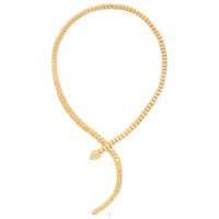 Gold and 19.20ctw Yellow Diamond Necklace | Geneva 🇨🇭