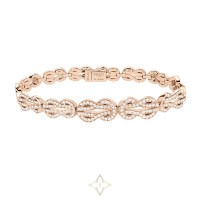 Fred Chance Infinie Crazy 8 bracelet in 18k rose gold and diamonds | Paris 🇫🇷