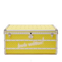 Louis Vuitton Virgil Abloh Limited Edition Yellow Courrier 110 Trunk and Pickleball Set | Bangkok 🇹🇭