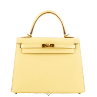 Hermes Kelly 25 Jaune Poussin Epsom Gold Hardware – 2021 | CA 🇺🇸