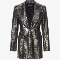 Roberto Cavalli Printed Leather Blazer | VIC 🇦🇺